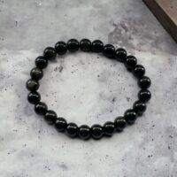 Gold Obsidian Bracelet - Image 2