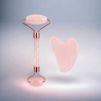 Rose Quartz Face Roller & Gua Sha Set