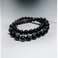 Natural Black Obsidian Bracelet